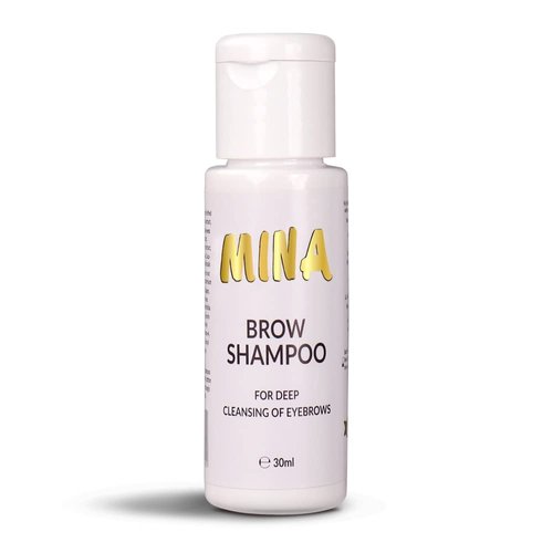 Mina Brow Shampoo, Deep Cleansing, Pre-tinting And Safe Cleaning Of Eyebrows| Paraben & Sulfate Free & Non-Irritating| Vegan And Cruelty-free 30ml