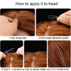 Shining Pink Hair Tinsel, 47 Inch 800 Strands Sparkle Hair Heat-Resistant Tinsel Hair Extensions, Easy for DIY, Sparkling Shiny Hair Tinsel Strands for Children Girls Women(Shining Pink)