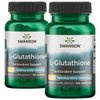 Swanson Amino Acid L-Glutathione 100 Milligrams 200 Capsules 2 Bottles