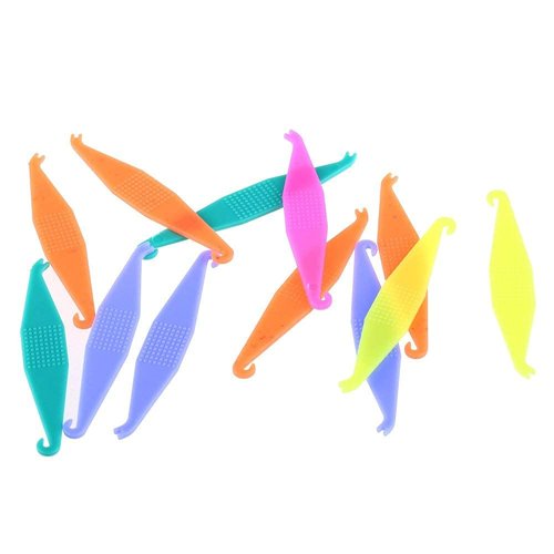 Dental Elastic Rubber Bands Placers for Braces Disposable Plastic Orthodontic Elastic Placers Multi-color (30PCS)
