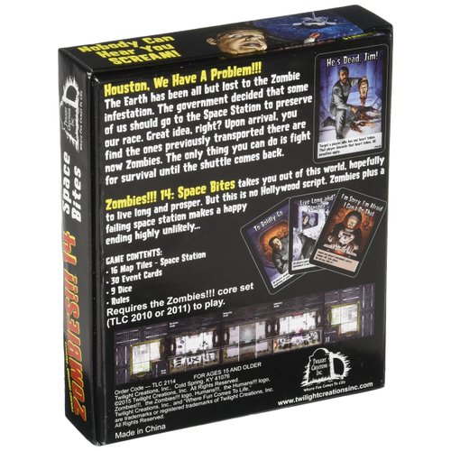 Twilight Creations Zombies 14 Space Bites Board Game