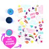 GirlZone Unicorn Letter Writing Set For Girls, 45 Piece Stationery Set, Great Birthday Gift for Girls of All Ages