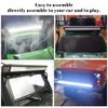 Globact Super Bright RC LED Light bar Roof LED Lamp Kit 36 LED Light Bar for Traxxas TRX-4 SCX10 90027 SCX10 II 90046 RC4WD D90 1/10 RC Rock Crawler Car