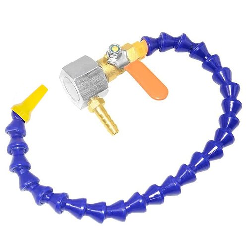 Joywayus 1/4PT Thread Adjustable Magnetic Base Round Nozzle Coolant Oil Water Hose Pipe Acetal Copolymer