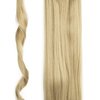 OMGREAT 24" Ponytail Extension Long Straight Hair Extensions for Women Wrap Around Ponytail Hairpiece Synthetic Pony Tail (Ash Blonde)