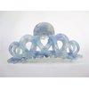 Generic Mixed blues and white marbled hair claw clip medium fine hair
