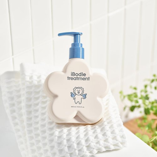 iBodle Hair Treatment 300ml/ 10.14 fl Oz - Hair Treatment For Kids, Freshily Water-Dripped Barley Sprout & Oat extract, Allergen-Free, Hypoallergenic