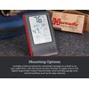 Hornady Digital Hygrometer, 95909 - Indoor Temperature and Humidity Monitor with Touchscreen LCD Display - Ideal Room Thermometer Hygrometer for Gun Safes & Cabinets, Closets, Workbench & More