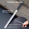 TDGBIH 2 PCS Toe Nail Files for Thick Nails Robust Stainless Steel Nail File Fingernail Files with Anti-Slip Handle 4 Sides,Nail Files for Men Seniors & Dogs