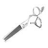 Hair Thinning Shears 5.5 Inch Hair Thinning Scissors for Women Professional Barber Scissors 440C Hair Scissors Barber Shears 28 Teeth Rose handle KINSARO