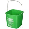 Winco PPL-3G Cleaning Bucket, 3-Quart, Green Soap Solution