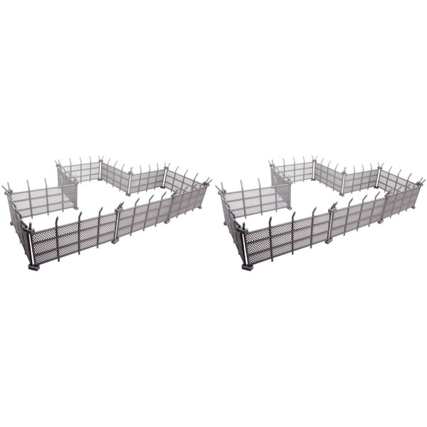 Monster Scenery Metropolis Miniature: Chain-Link Fences Double Pack (2 Items)