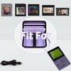 Hard Case Compatible with Analogue Pocket Handheld Game Console, Portable Mini Game Player Storage Bag for Video Games Cards, Charging Cable and Accessories (Box Only)-Purple