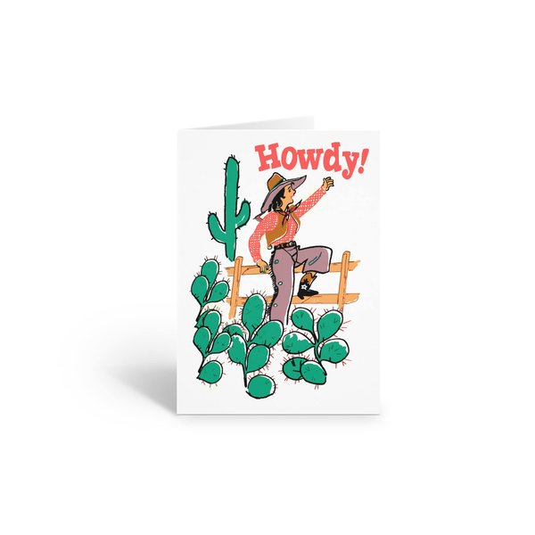 Stonehouse Collection | Western Southwest Ranch Thank You Blank Note Cards | 10 Boxed Cards and Envelopes | USA Made(Howdy)