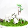 HomeSoGood 6PCS Simulation Polar Animal, Mini Arctic Animal Figures, Polar Bear Snowy Owl Seals White Fox Beluga Wolf Cognitive Tool
