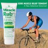 Miracle of Aloe Miracle Rub Pain Relieving Cream 8 oz, Fast & Effective Relief for Arthritis, Muscle, and Joint Pain - Maximum Strength UltraAloe Formula, Topical Analgesic