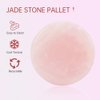 900 Pcs Eyelash Extension Adhesive Glue Pallet Sticker Pads, Disposable Waterproof Adhesive Holder Pad and 1 Pcs Eyelash Extension Jade Stone