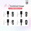 SAVILAND Cat Eye Magnet for Nails: 10PCS CatEye Gel Nail Polish Strong Nail Magnets Set 1000＋Styles Creation Magnetic Wand Quicker DIY Nail Art Tools for Enthusiasts Technicians Salon Home Studio