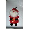 Classic 7 Inch Flat Santa Holiday Christmas Plush with Squeaker Dog Toy by Petlou