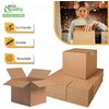 Shipping Boxes 10"L x 10"W x 10"H, Corrugated Cardboard Box for Packing, Moving and Storage, Sturdy, Eco Friendly Packing Supplies (5)