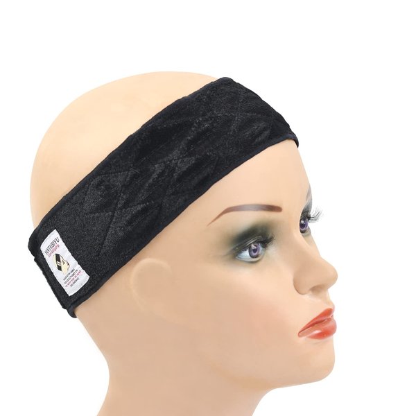 YANTAISIYU Wig Grip Band for Women Wig Grip Headband Non-slip Adjustable Wig Scarf for Keeping Wigs in Place (Black)