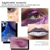 3 Color Face and Body Glitter Gel, Music Festival Rave Accessories for Women Body Face Nail Hair Glitter Makeup.(03#Pink+05#Silver+06#White)