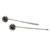L. Erickson Little Gem Bobby Pin Pair - Black Diamond/Silver