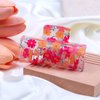 Hawaiian Flower Hair Clips for Women Colorful Flower Hair Clip Hawaiian Artificial Flower Clips for Vacation Beach Party 1Pcs (Colour Flower)