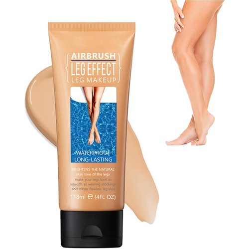 Leg Makeup Waterproof No Transfer, Leg Vein Cover up Makeup for Varicose Veins Waterproof Black Skin, Leg and Body Scar Cover up Makeup for Tattoo Cover Up (#2 Medium Golw)