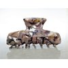 Black white brown beige taupe purple marbled hair claw clip
