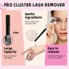 Lash Remover For Lash Extensions 10ml Eyelash Extension Remover Lash Extension Remover ，Easy Removal Of Cluster Lashes,Non-Irritating Gentle Soothing Self-Use Oil
