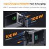 K&F Concept V Mount Battery 99Wh with PD100W Fast Charging,14.8V 6700mAh Mini V-Mount Battery with DC/D-Tap/Dual USB-C/USB-A/TFT Display/240W Charging Cable for Camera Camcorder Video Light Monitor