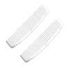 2pcs Metal Anti Static Barber Combs Stainless Steel Hair Comb Cutting Comb set Hair Styling Hairdressing Comb for Men Women Salon (2pcs Pocket Comb)