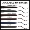 L'Oreal Paris Makeup Infallible Never Fail Original Mechanical Pencil Eyeliner with Built in Sharpener, Black Brown, 0.008 oz., 2 Count
