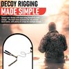 Duck Decoy Crimps, Texas Rig Decoy Line Crimps, PVC Decoy Cord Crimps, Duck Decoy Weights Crimps, Duck Decoy Strings, Texas Rigs for Duck Decoy Anchors, Decoy Rigging Crimps