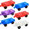 Plukeen 6 Pack Magnetic Tiles Car Construction Set Car Truck Construction Kit Toy Vehicle for Magnetic Blocks Building Tile Magnetic Blocks Puzzle Magnets Toys