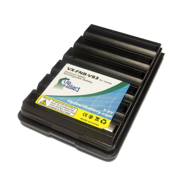 Replacement for Standard Horizon HX270S Battery - Compatible with Standard Horizon FNB-83 Two-Way Radio Battery (1600mAh, 7.2V, NI-MH)