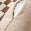 Home Brilliant Throw Pillow Covers 18x18 Lined Linen Square Pillow Covers for Couch Sofa Spring Decor, Set of 4, Light Linen, 18 inch