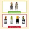 Blender Replacement Parts for Nutribullet Blender, 24OZ Cup with Replacement Extractor Blade Compatible with Nutribullet 600W 900W Blenders