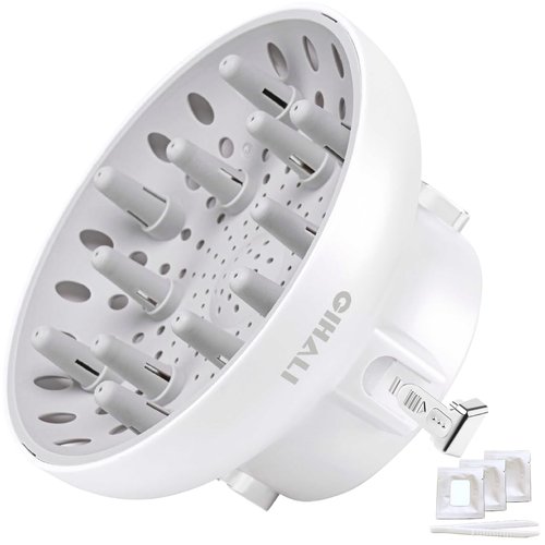 GIHALI Aroma-Therapeutic Universal Hair Diffuser with Interchangeable Unscented Pads – Versatile Styling Hair Dryer Attachment for All Hair Types D-1.7-2.6 Inch/4.4-6.6cm