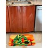 3dRose Bathroom Bath Rug Mat - Herbivore Funny Vegan Vegetarian Designs Text Art