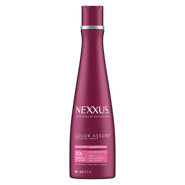 Nexxus Hair Color Assure Sulfate-Free Shampoo with ProteinFusion, For Color Treated Hair Color Shampoo 13.5 oz
