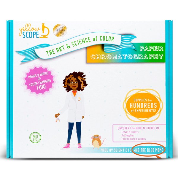 Yellow Scope Science Kit for Kids, Art & Science of Color, Chromatography STEM Kit for Girls and Boys, Educational & Fun for Ages 8-12
