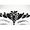 black face stickers jewels Mermaid Face Gems Glitter Rave holiday forehead black Face jewels halloween costumes Makeup beauty Bohemian Stickers