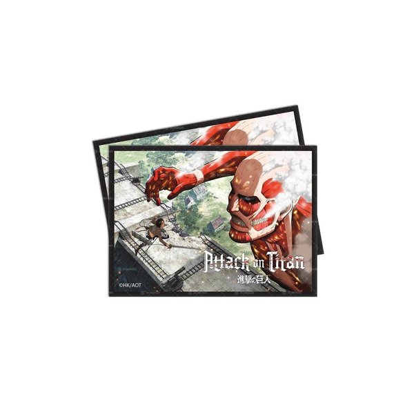 Ultra Pro Official Attack on Titan Eren vs Col Deck Protector Sleeves (65ct)