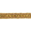 YYCRAFT 20 Yards Trish Sequin Metallic Braid Trim 7/8 Inch-Gold