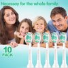Replacement Toothbrush Heads Compatible with Philips Sonicare: Electric Brush Heads for Sonicare C2 Plaque Control ProtectiveClean 4100 5100 6100 Toothbrush HX9023, 10-Pack