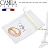 Camila Paris CP3258 French Hair Barrette Clip for Girls, Round Handmade Pink, Strong Hold Grip Hair Clips for Women, No Slip and Durable Styling Girls Hair Accessories, Made in France