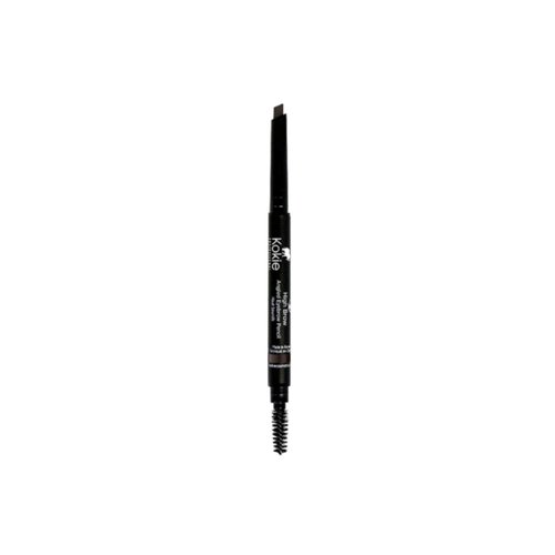 Kokie Cosmetics High Brow Angled Eyebrow Pencil, Deep Brunette, 0.012 Ounce