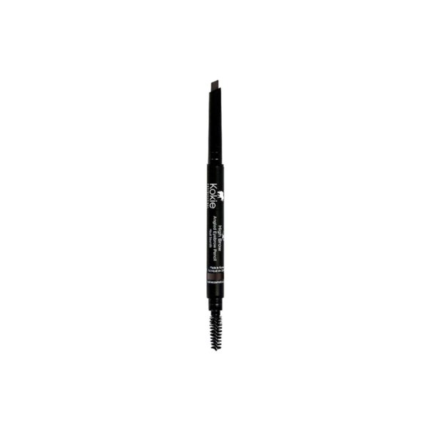 Kokie Cosmetics High Brow Angled Eyebrow Pencil, Deep Brunette, 0.012 Ounce